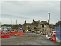 Roadworks at Greengates junction