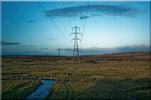 NC9042 : Electricity pylons in the Forsinard Flows by Julian Paren