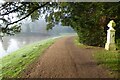 SO8744 : Path beside Croome Lake by Philip Halling