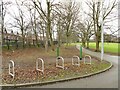 Cycle parking in Potternewton Park