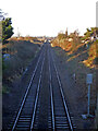 SO9241 : Railway at Eckington by Chris Allen
