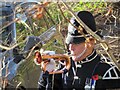 NU2002 : Bugler at Guyzance Tragedy Memorial Service by Les Hull