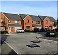 Houses at the SE end of  Maurice Shill Close, Great Oldbury