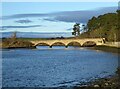NU2410 : Low January sun illumines The Duchess' Bridge  by Russel Wills