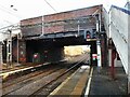 NS5069 : Bridge over the railway, Yoker station by Richard Sutcliffe