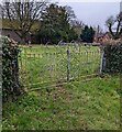 SO4111 : Gates at the northern entrance to St Cadoc's churchyard, Penrhos, Monmouthshire by Jaggery