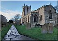 SE1287 : Church of St Mary and St Alkelda, Middleham by Colin Kinnear