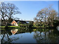 Garden by the junction of the Erewash Canal and the fomer Derby Canal