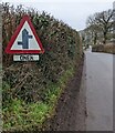 SO4314 : Onen boundary sign, Monmouthshire by Jaggery