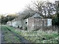 Old huts near Pontop Hall