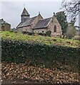 SO4313 : South side of St Michael, Llanvihangel-Ystern-Llewern by Jaggery