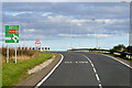 A9 approaching Navidale Roundabout, East Helmsdale