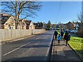 Station road, immediately east of Brookmans Park station, facing east