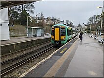 TQ4109 : Platform 3 at Lewes station facing west by Tom Page