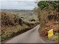 Lane descending towards Clee St Margaret