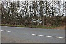 TL1644 : Direction signs on the B658, Upper Caldecote by David Howard