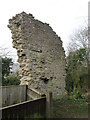 The remains of Kirkby castle