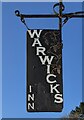 Warwicks Inn name sign, Tal-y-Coed, Monmouthshire