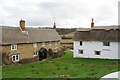 Thatched cottages in Southrop