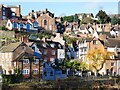 SO7193 : Bridgnorth - View of the town climbing the hill by Rob Farrow