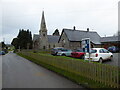 The church at Llandyssil