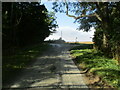 Bridleway  crosses  Wold  Road  at  Linton  Whins