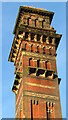 India Mill Chimney, Darwen (close up of top)