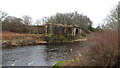 Remains of railway bridge, N of Cheadle Heath & River Mersey