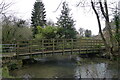 Footbridge over the River Wylye, Henfords Marsh