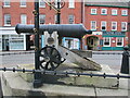SK7081 : The Sebastopol Cannon, Cannon Square, Retford by Jonathan Thacker