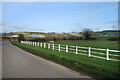 White Fence by an Ancient Route