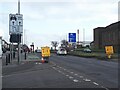 Signage for layout changes on Stanningley Road