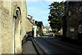 Outside the Augustinian Priory in Bruton