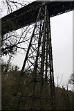 SX5692 : Meldon viaduct support pier by John Lucas