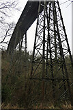 SX5692 : Meldon viaduct support pier by John Lucas