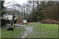 Two Castles Trail leading into Okehampton