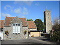 The barn and the church