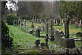 Northwest corner of Hither Green Cemetery