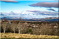 River Clyde and Dumbarton Rock from Glen Park, Paisley