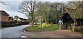 Thornton church lychgate and village sign