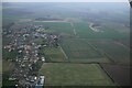 Cropmarks on field at Walcott: aerial 2022 (1)