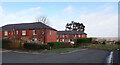 Houses on Moorcroft Avenue seen from Field Head, Golcar