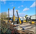 Pile driving equipment, Renishaw