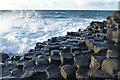 C9444 : Waves, Giant's Causeway by N Chadwick