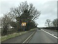 Signage on A523