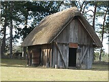 TL7971 : West Stow Anglo-Saxon Village - The Hall by Rob Farrow