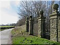 Old estate gates at Wynnstay