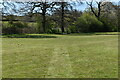 Footpath across field