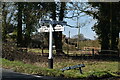 Roadsign, Sleepers Stile Rd / Cousley Wood Rd