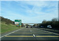 A40 nearing Curbridge roundabout